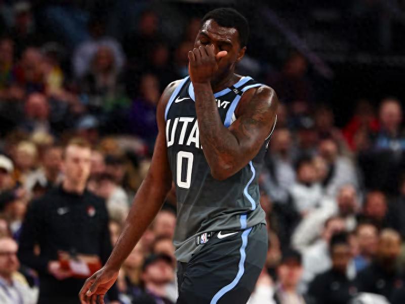 赛季结束!威廉姆斯被确诊左膝前交叉韧带断裂,爵士主教练对伊森的动作表示不满