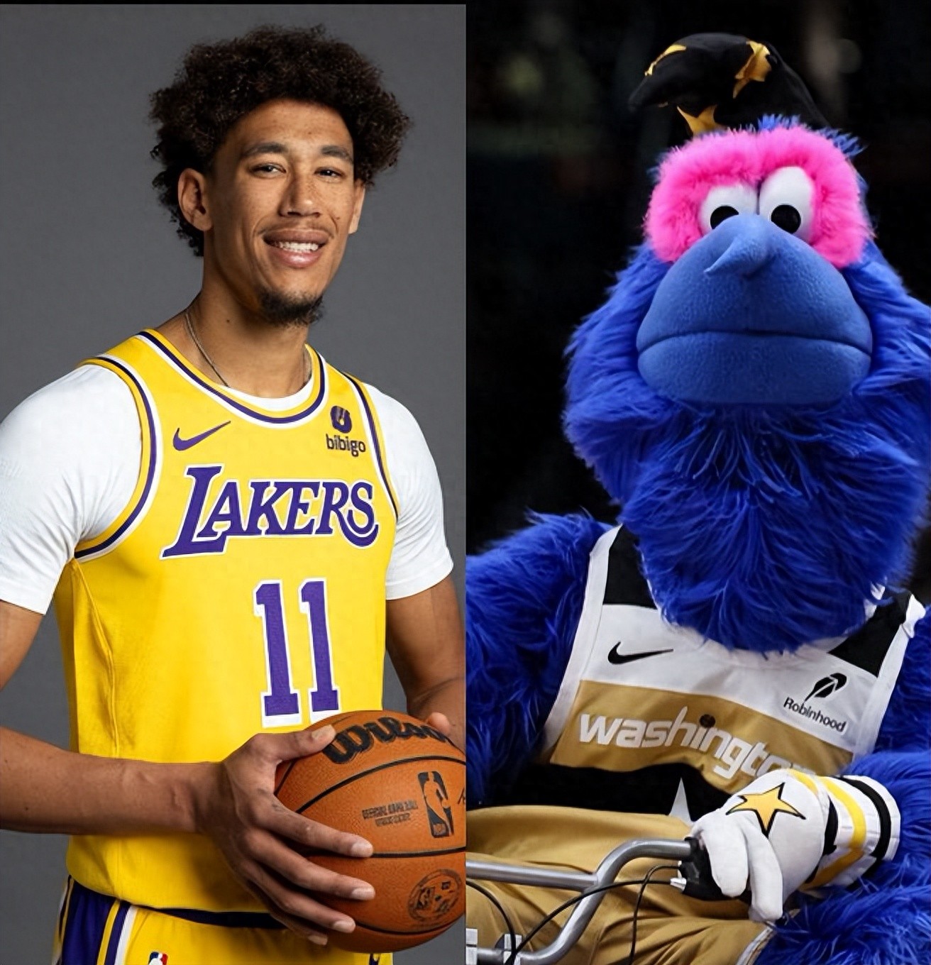 真是罕见！湖人中锋海斯因推搡奇才队吉祥物被NBA罚无薪禁赛一场