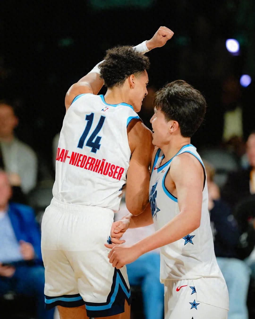 杨瀚森本赛季的最高得分,是在对阵克林根时创造的