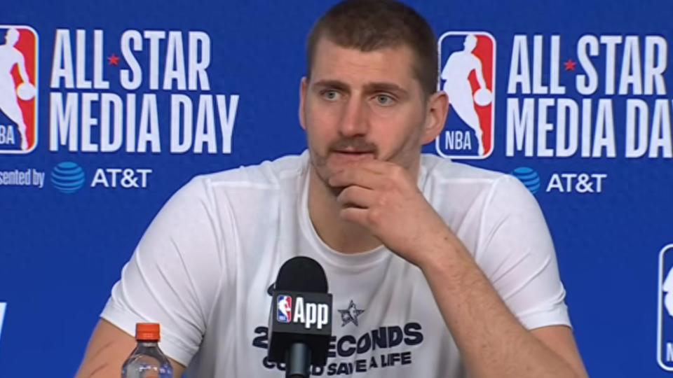 约基奇:比起年年拿MVP,我更希望赛马能常胜;詹姆斯退役后,我们会更加尊敬他