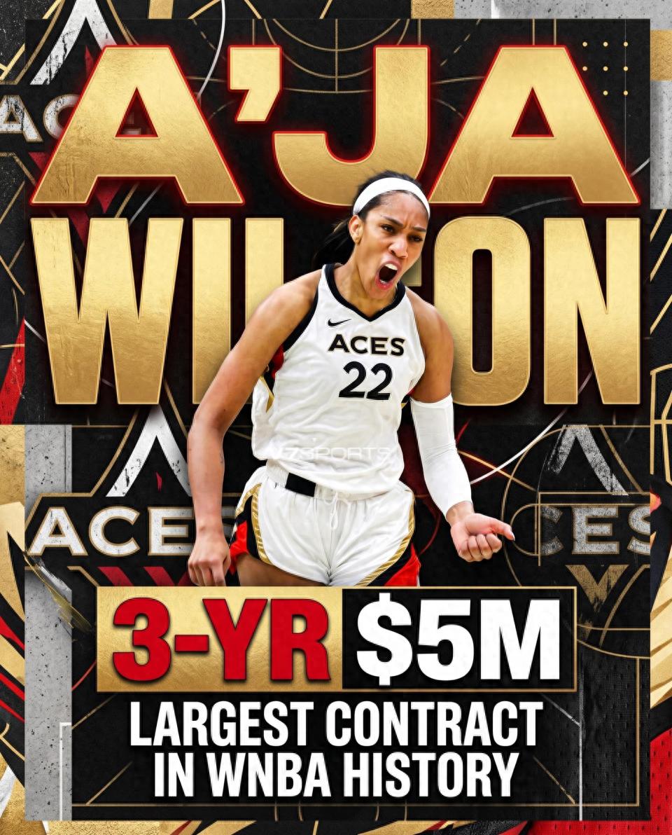 WNBA史上最大合约！阿贾以三年五百万美元超级顶薪续约留守球队，年薪仍不及布朗尼