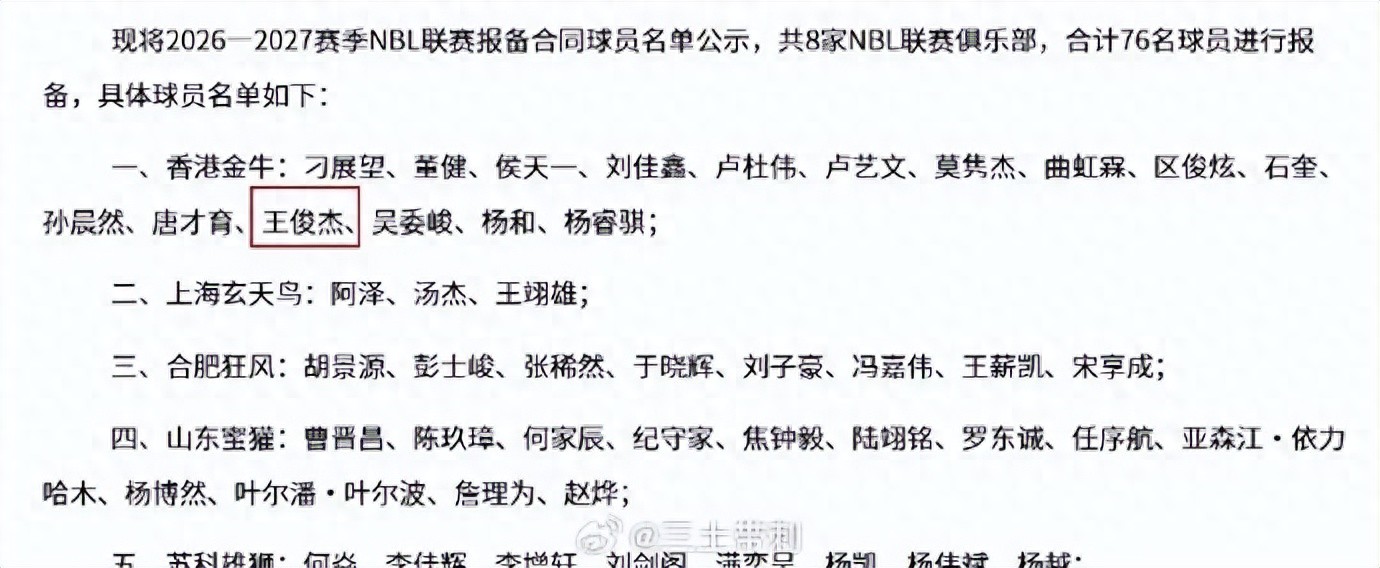 太震撼了!官方确认王俊杰加盟!中国男篮最牛的临时工