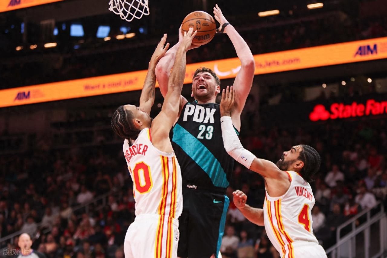 垃圾时间登场！杨瀚森出战6分钟贡献1篮板1助攻 克林根拿下两双 老鹰大胜开拓者34分