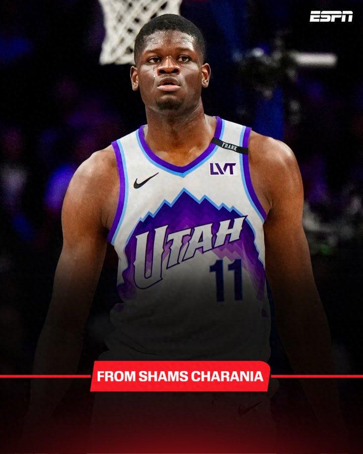 惊人臂展球员留守NBA！班巴与爵士签下两年合约回归，年仅28岁性价比依然很高