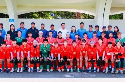 越南U20女足获得精神“激励”，全力备战世界杯资格争夺