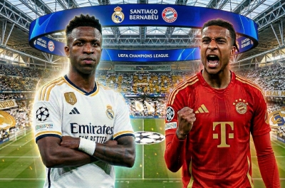 今日足球赛程表（4月15日）：欧冠联赛巅峰对决