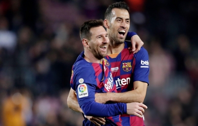 梅西与挚友共创600场后纪录