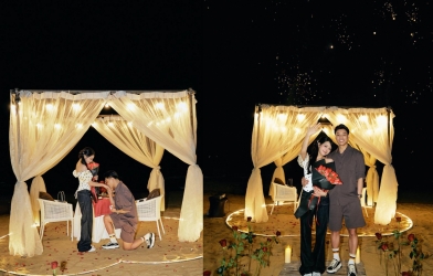 越南国家队后卫在特殊时刻浪漫求婚女友