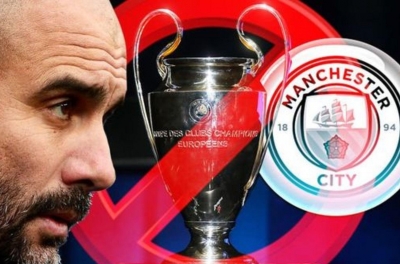 曼城于2月14日被禁止参加欧洲冠军联赛