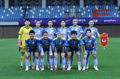 越南女足以6球惨败给中国队