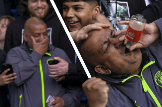 曼城球迷在战胜切尔西后毫不留情地嘲讽阿森纳