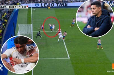 姆巴佩倒地，吉罗纳发声令皇马恼火