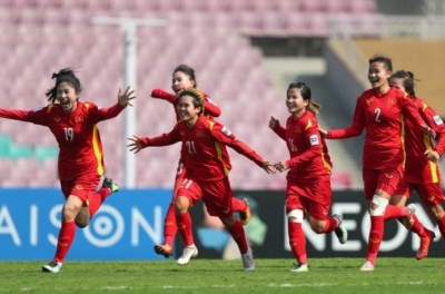 越南被亚洲足球联合会（AFC）表彰，创造了历史性获得世界杯参赛资格的壮举。