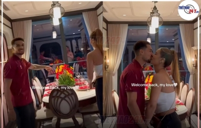 黄亨在越南国家队战胜马来西亚后获得妻子“大奖”