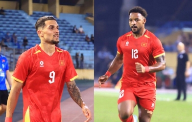 宋萨松与亨首次在越南国家队并肩作战