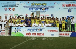Sông Lam Nghệ An队夺得了全国青少年足球锦标赛(U13)冠军。