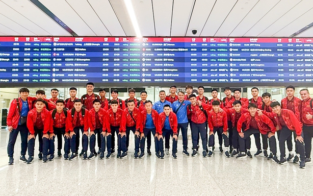 越南U23队抵达西安，准备迎战朝鲜队