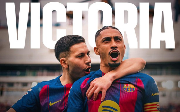 拉菲尼亚闪耀全场完成帽子戏法，巴萨巩固西甲榜首地位