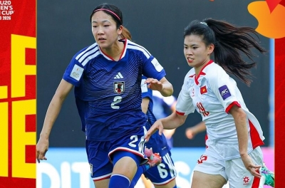 越南U20女足0-4负于日本U20女足，无缘世界杯参赛资格