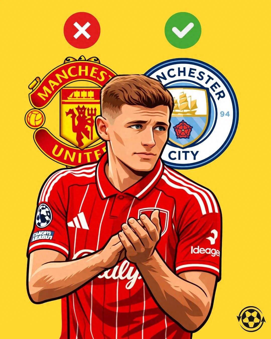 安德森已提前告知曼联自己会选择曼城，但曼联并未就此罢休！托纳利拒绝回归意甲赛场