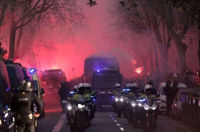 马德里竞技队大巴遭袭，主帅西蒙尼发声