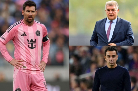 哈维透露阻止梅西重返巴萨的关键人物