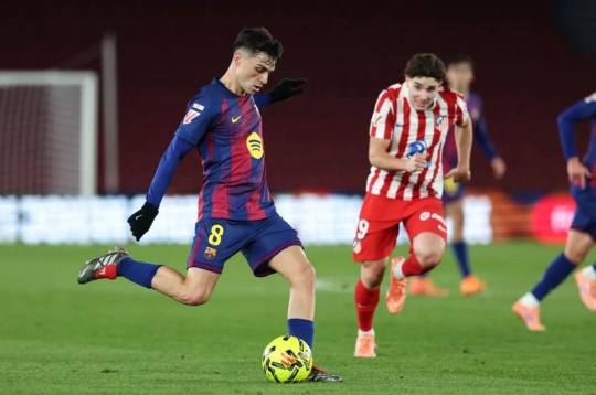 巴萨以3比0获胜，但马德里竞技仍晋级国王杯决赛