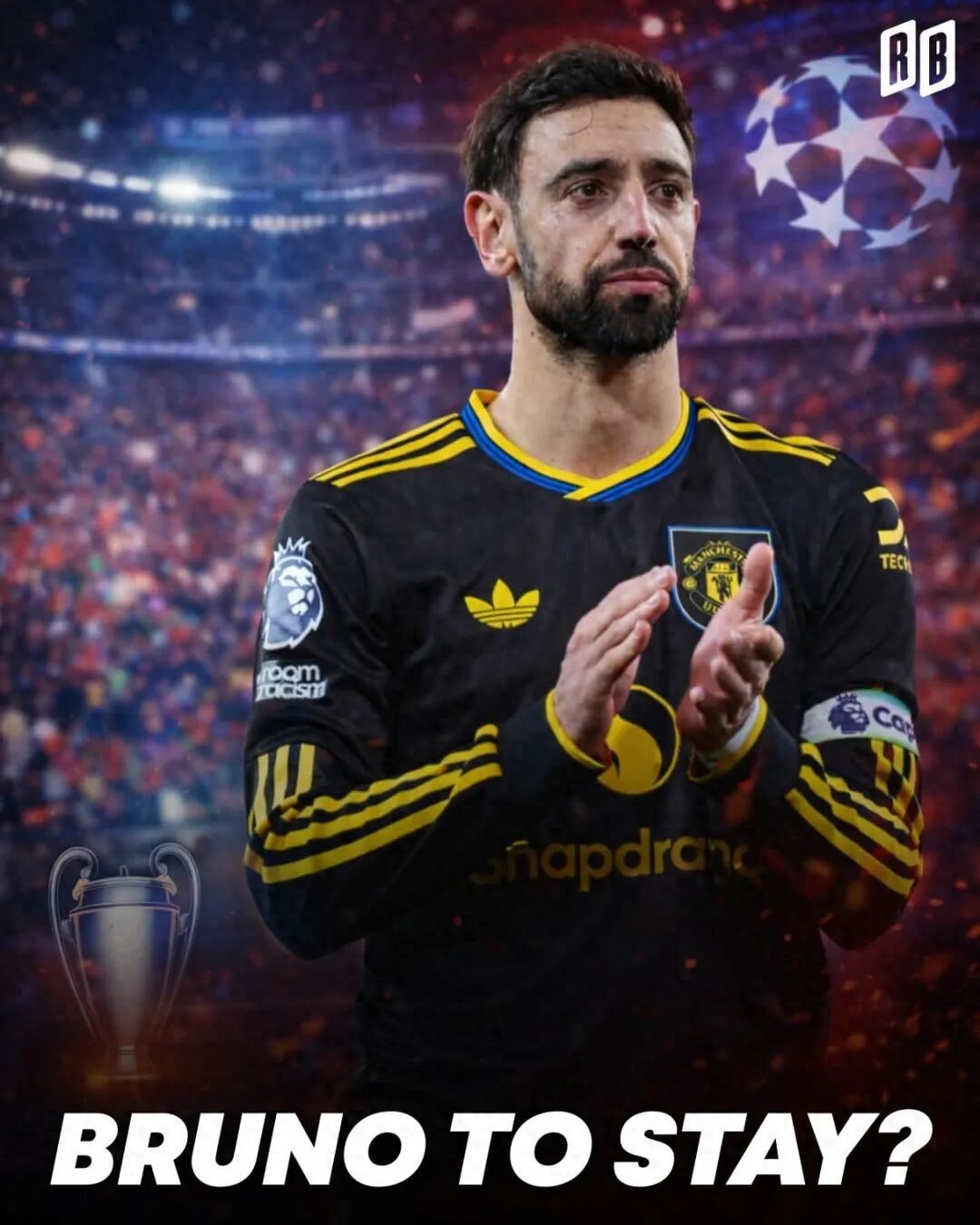 布鲁诺·费尔南德斯续留曼联的条件揭晓，欧冠资格是关键！球探现场考察目睹迪奥曼德破门