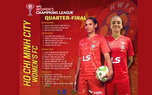 黄茹与胡志明市俱乐部在亚洲杯四分之一决赛中克服困难