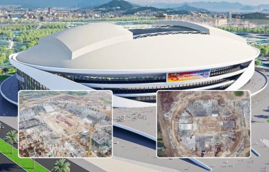 越南体育场建设速度引发热议,比澳大利亚建房更快