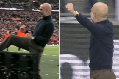 主帅佩普·瓜迪奥拉在战胜阿森纳的比赛中引发骚动