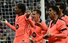 巴塞罗那对阵纽卡斯尔（首回合比分1-1）：纽卡斯尔手中的关键票券