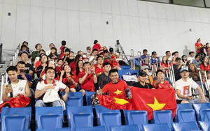 2026年亚运会越南U23男足首战现场助威气氛热烈。