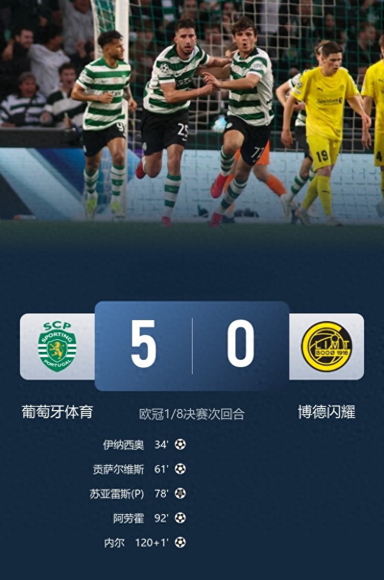 欧冠八强席位已锁定四席：葡体上演惊天逆转将迎战枪手，皇马两回合击败曼城，巴黎双杀切尔西