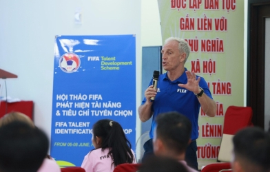 越南足协继续与国际足联合作，以提升青少年培训水平。