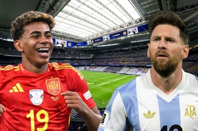 梅西有望在伯纳乌球场与亚马尔重逢