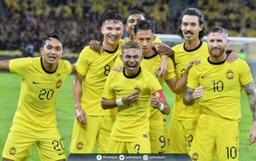 马来西亚队在前往越南前于泰国进行集训