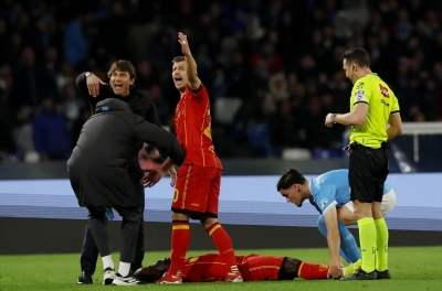 意甲赛场突发意外，孔蒂教练极度震惊