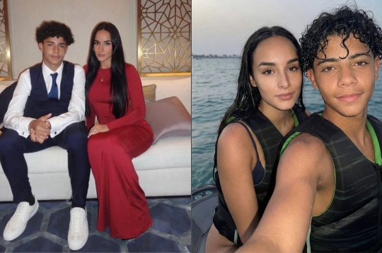 C罗之子与年长12岁的模特约会传闻？