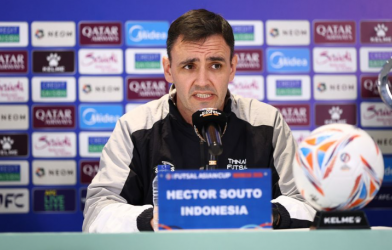 印度尼西亚国家队主教练对2026年亚洲室内五人足球锦标赛冠军充满信心