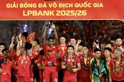 官方：CAHN追平V.League保持8年的纪录