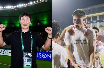 热点：金相植教练收到越南裔英国前锋传来的喜讯，令他喜出望外。