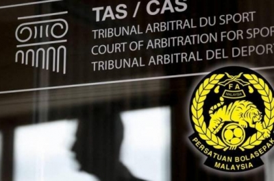 继马来西亚之后，又一国家队向体育仲裁法庭提出上诉