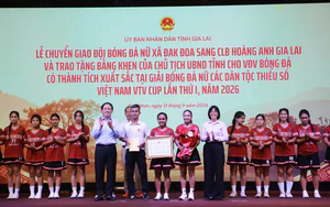 HAGL接收了在越南少数民族女子足球锦标赛中获得亚军的球队,目标指向2027年国家女子足球锦标赛。