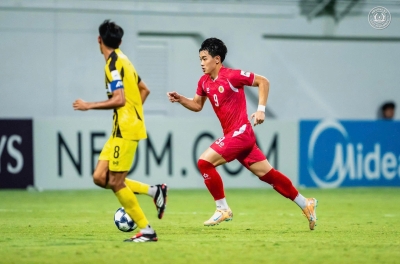 越南因河内公安队的失利在亚洲排名下滑