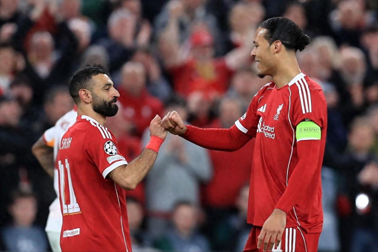 斯洛特领悟战术精髓 利物浦疾风骤雨攻势 主场四球完胜总比分4-1逆转晋级欧冠八强