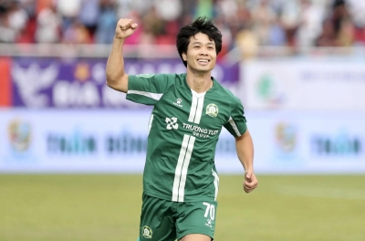 同奈队在Công Phượng重返V-League的比赛中惨败给Viettel
