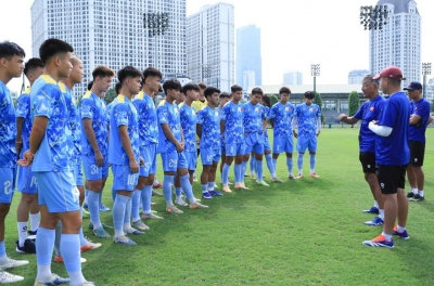 日本教练在AFF赛事前必须再淘汰两名越南U19球员