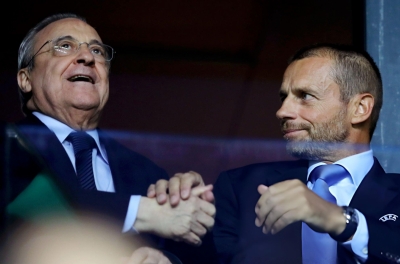 欧足联主席与弗洛伦蒂诺·佩雷斯“结为朋友”