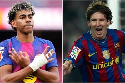 老竹新笋破土出，拉明·亚马尔刷新梅西历史纪录